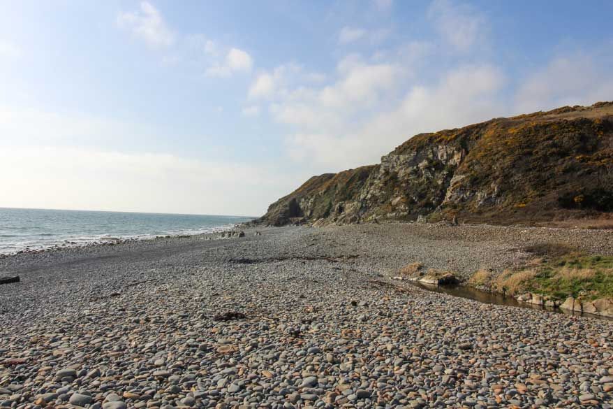 Kieselstrand Dumfries and Galloway Schottland