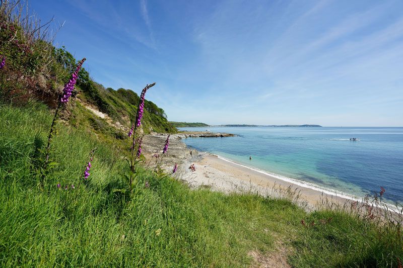 Falmouth bei Nacht Südwestwengland